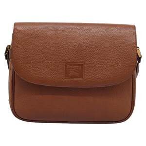 Burberry Leather Shoulder Bag Brown